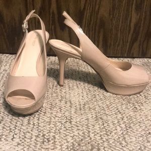 Cream colored heels